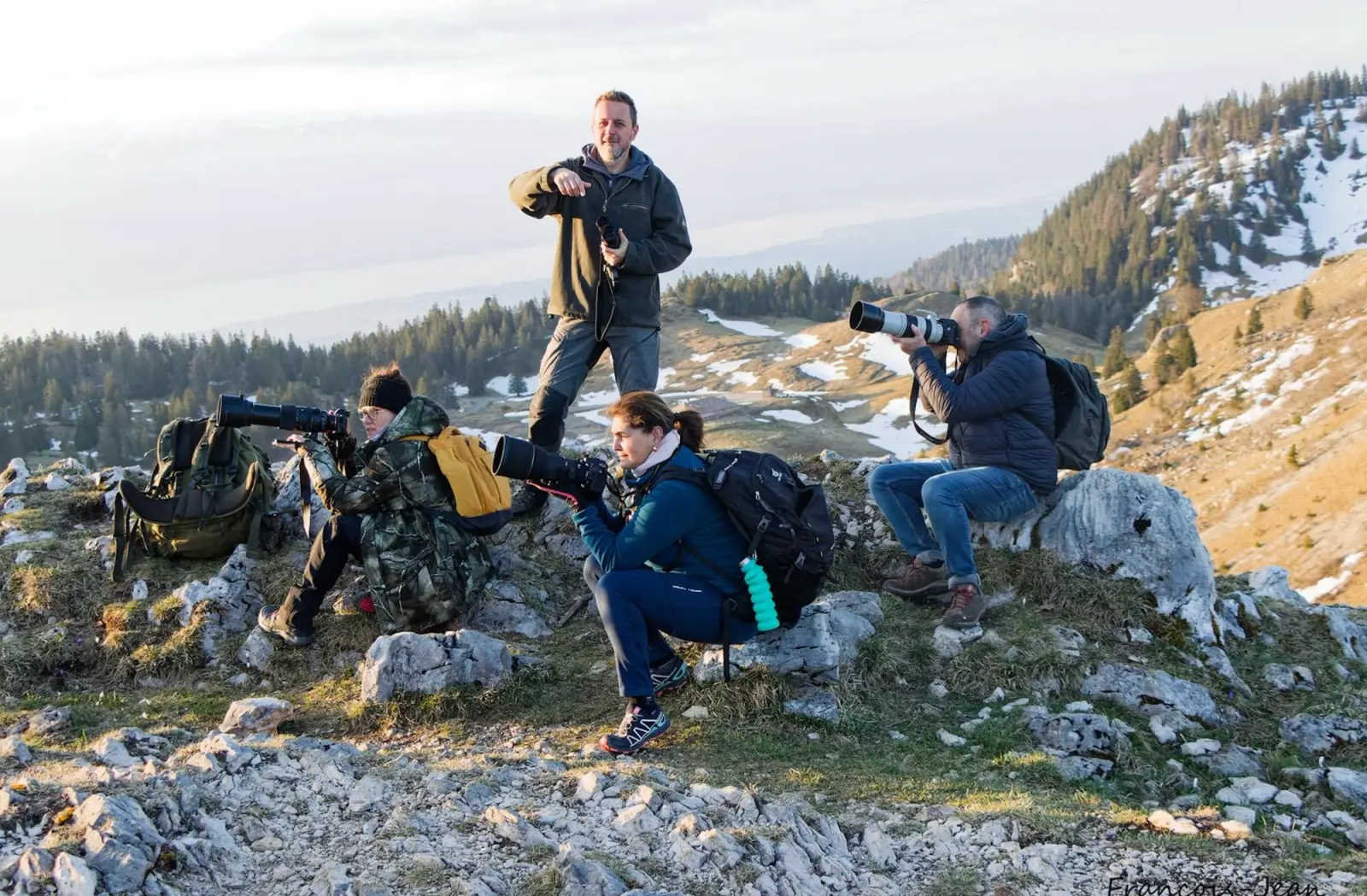 Stage de photographie animalière en montagne dans le Jura